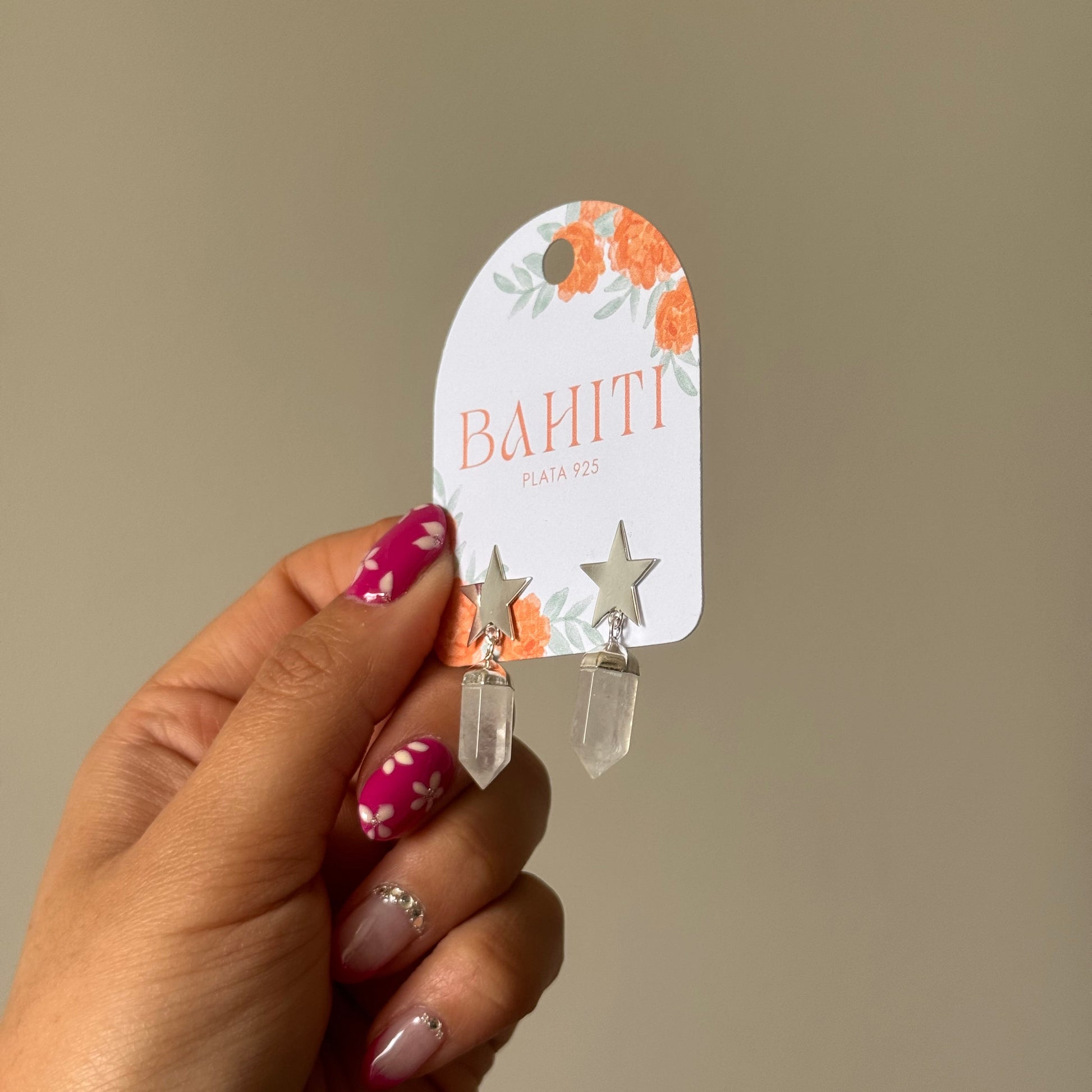 Aro estrella cuarzo cristal