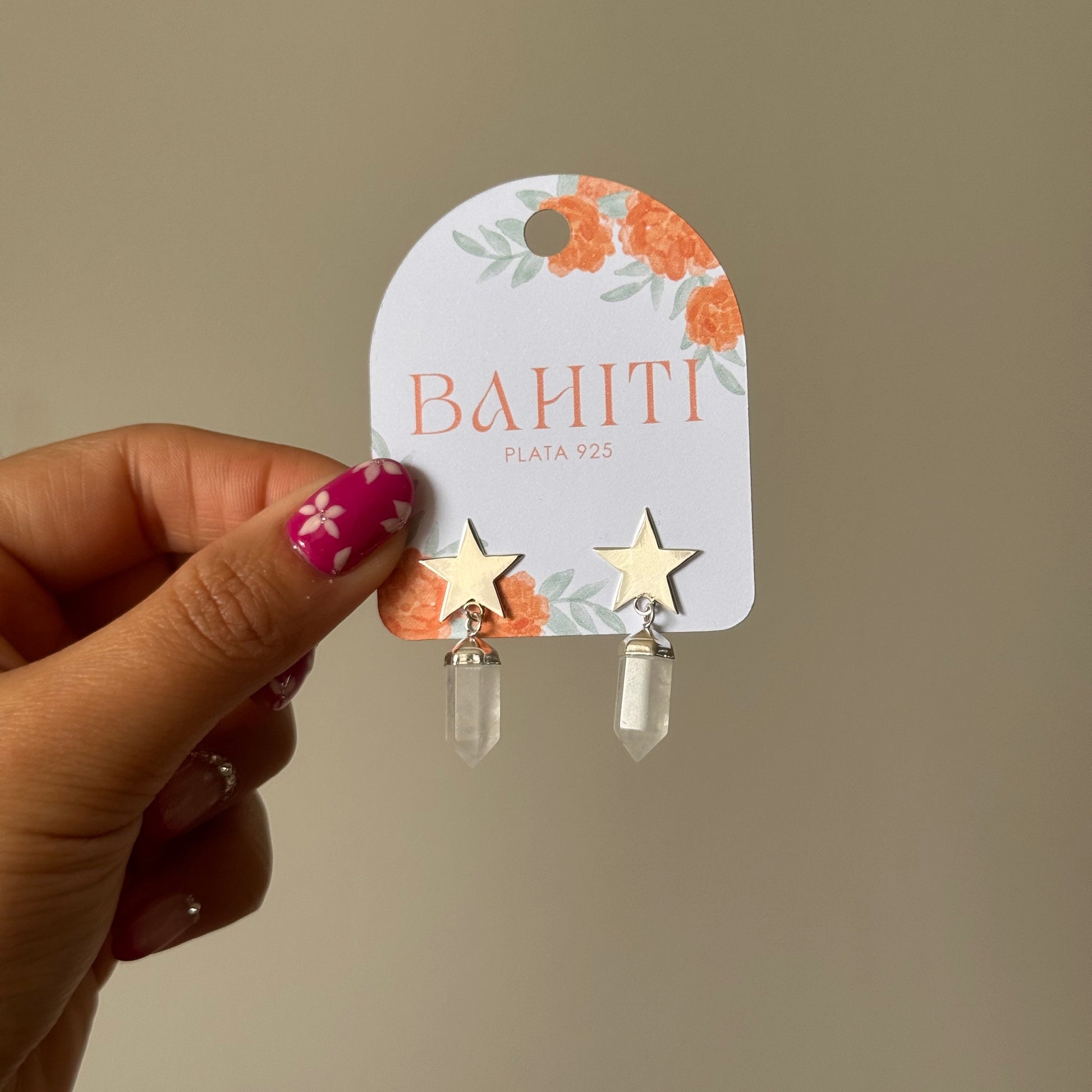 Aro estrella cuarzo cristal