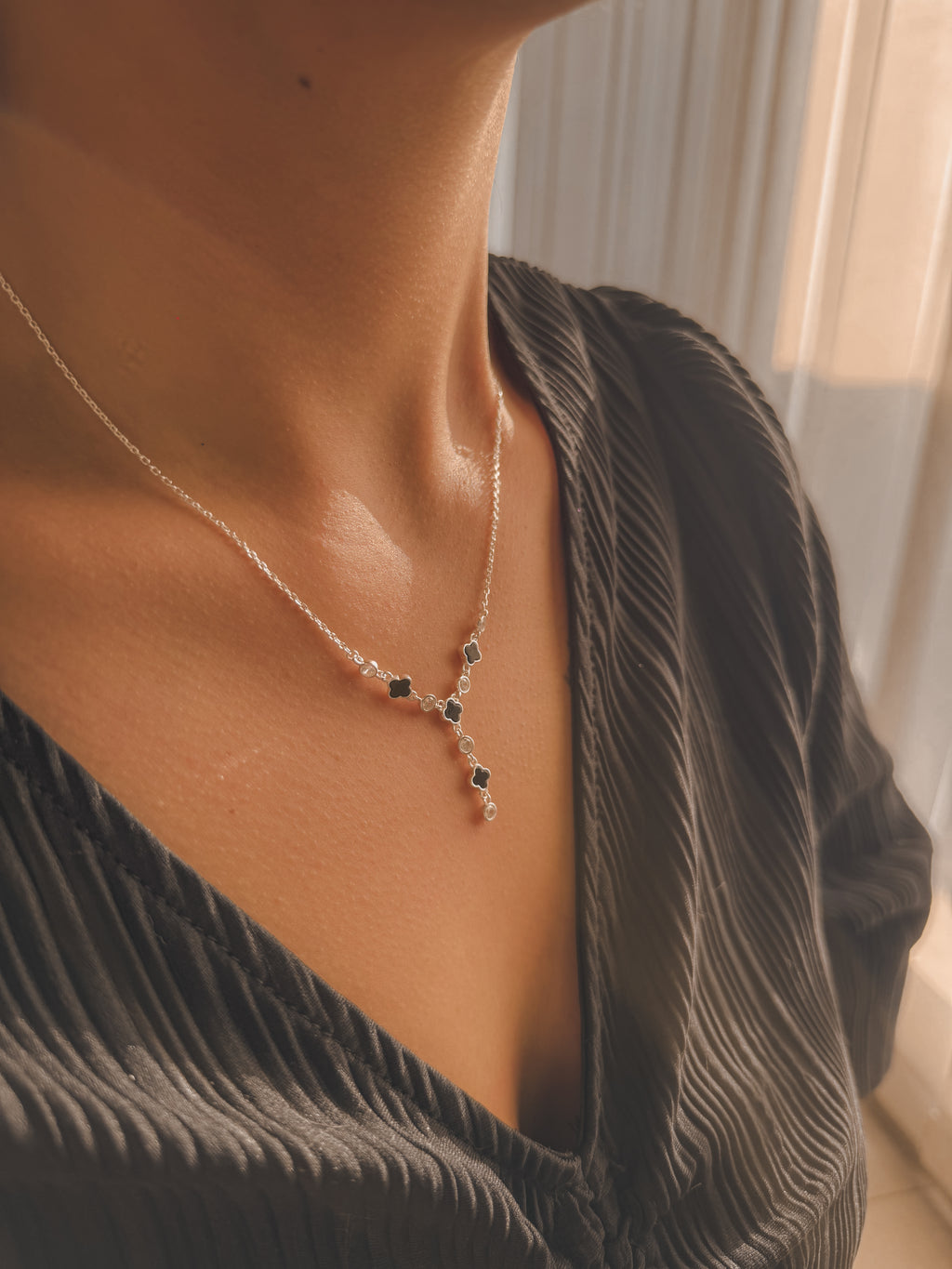 Collar Trébol Cascada