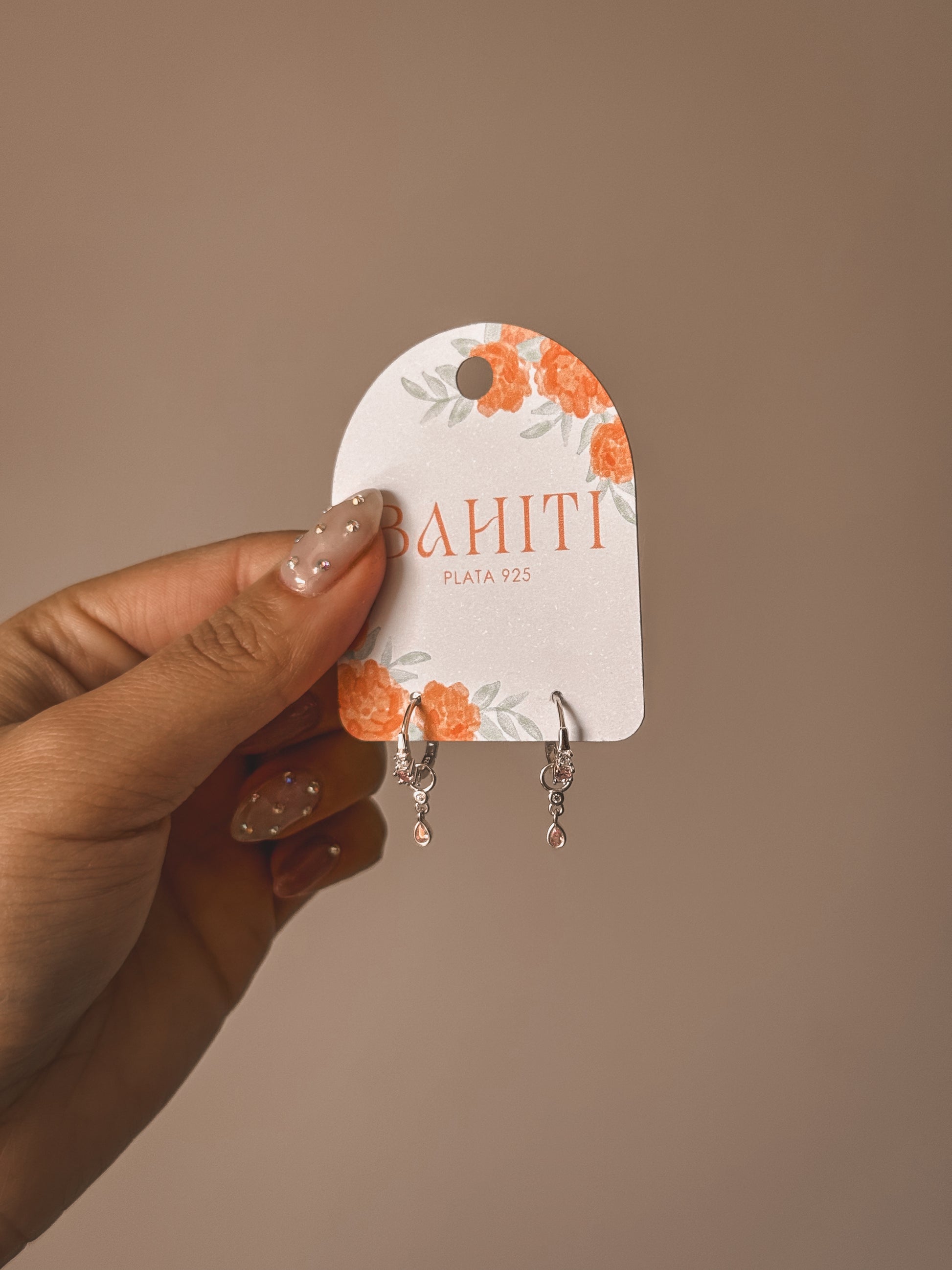 Argolla lágrima Pink