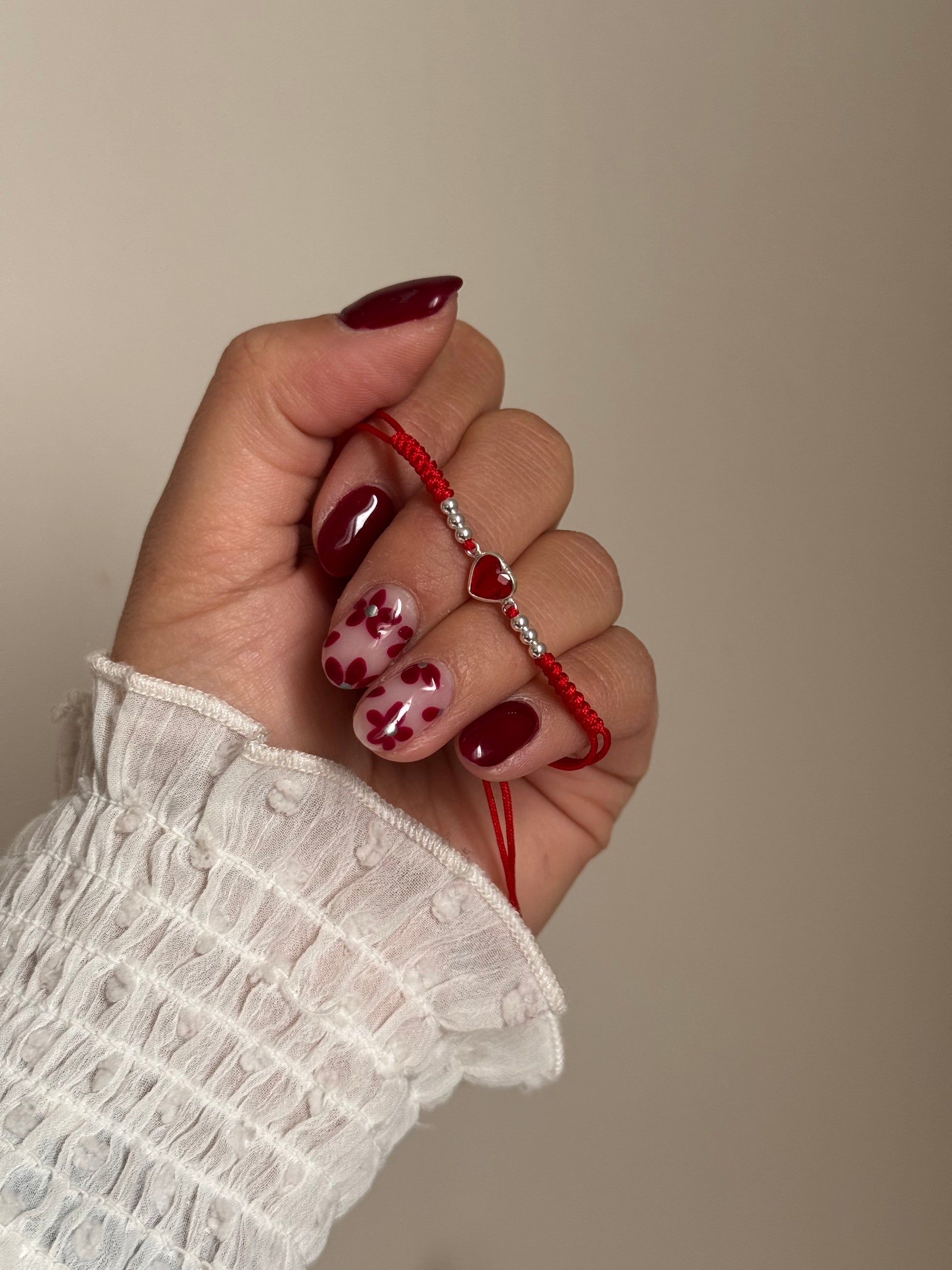 Pulsera Roja Corazón
