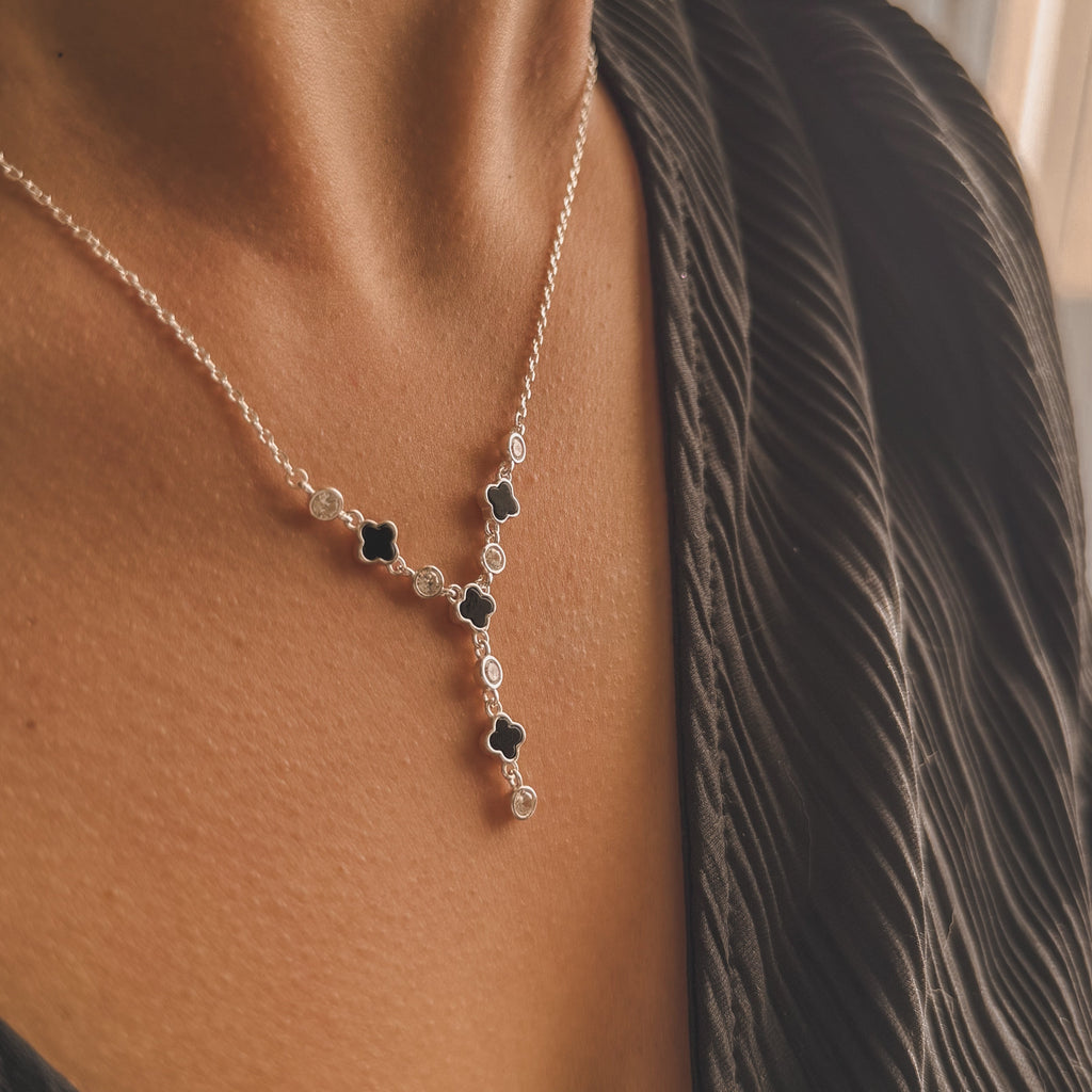 Collar Trébol Cascada